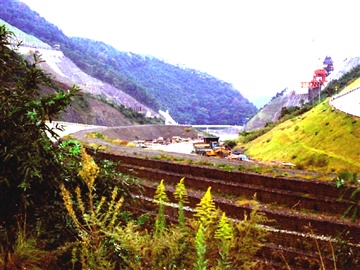 一庫ダムが建設される場所の写真